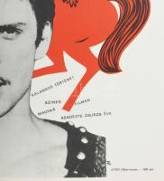 Zelenák Crescencia (1922-2021): A koppányi aga testamentuma, 1967, filmplakát, papír, jelzett a plak...