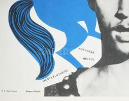 Zelenák Crescencia (1922-2021): A koppányi aga testamentuma, 1967, filmplakát, papír, jelzett a plak...