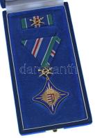 2001. "Szent György Érdemjel" aranyozott, zománcozott bronz kitüntetés mellszalagon, minia...