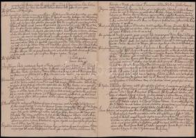 cca 18. sz. II. Rákóczi Ferenc rendeleteinek másolata