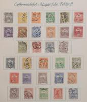 1850-1944 Magyar gyűjtemény jobb kiadásokkal (az OPM részben több osztrák bélyegzéssel), albumban