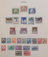 1850-1944 Magyar gyűjtemény jobb kiadásokkal (az OPM részben több osztrák bélyegzéssel), albumban