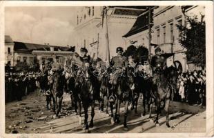 1940 Marosvásárhely, Targu Mures; bevonulás / entry of the Hungarian troops (EB)