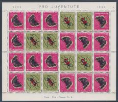 1953 Pro Juventute bélyegfüzetív Mi MHB 42 fordított párokkal (Mi EUR 400.-)