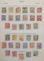 1871-1961 Magyar gyűjtemény albumban sok jobb kiadással (~1.520.000 (?))