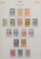 1871-1961 Magyar gyűjtemény albumban sok jobb kiadással (~1.520.000 (?))