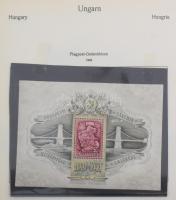 1871-1961 Magyar gyűjtemény albumban sok jobb kiadással (~1.520.000 (?))