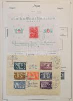 1871-1946 Magyar gyűjtemény Abria albumban (~500.000)