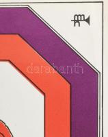 1969 Az én bolondos famíliám, filmplakát, papír, jelzés nélkül. Offset-nyomda. Hajtásnyommal. 58×40 ...