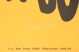 1971 ,,A bosszúállók" című szovjet film magyar plakátja, filmplakát, papír, jelzés nélkül. Offs...