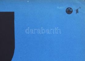 Benkő Sándor (1922-2007): Nyári bolondságok, 1965, filmplakát, papír, jelzett a plakáton. Offset-nyo...