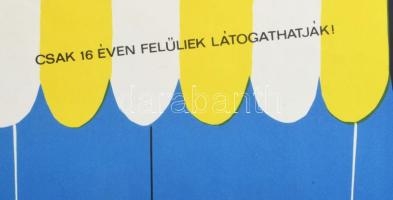 Benkő Sándor (1922-2007): Nyári bolondságok, 1965, filmplakát, papír, jelzett a plakáton. Offset-nyo...