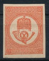 1871 Kőnyomat Hírlapbélyeg. Nagyon ritka a használatlan ilyen szép állapotban!