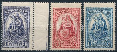1926 Keskeny Madonna sor, az 1P postatiszta ívszéli (32.500)