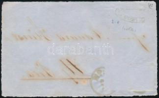 1850 3kr + 6kr MP III levél előlapon "PESTH" - Új-Pécs