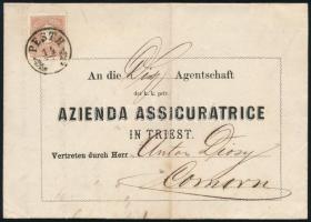 1859 10kr II tipus "PESTH" - Comorn
