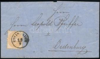 ~1865 15kr levélen "STEINBRUCH" - Oedenburg