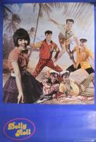 A Dolly Roll együttes tagjainak aláírásai plakáton: Dolly (Penczi Mária Ilona), Dedy (Zsoldos Gábor)...