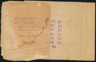 Gondolatolvasó bűvészkártya