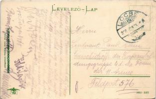 1918 Lőcsefüred, Lőcse-fürdő, Levocské Kúpele (Lőcse, Levoca); Fürdőház, nyaraló. Müller Antal kiadá...