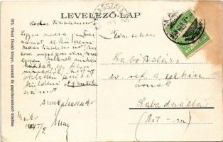 1908 Makó, Makói Takarékpénztár, üzletek. Vészi Dezső kiadása (fl)