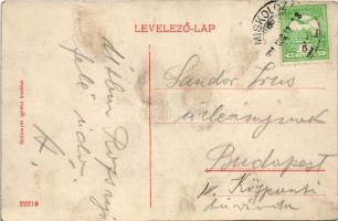 1911 Miskolc, Széchenyi utca, Színház, Liebling, Weidlich Pál üzlete. Grünwald Ignác kiadása (fl)