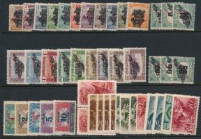 1920-1940 Postatiszta összeállítás közte Keskeny Madonna, Zeppelin pár, Sport sor A/4 berakólap 1 ol...