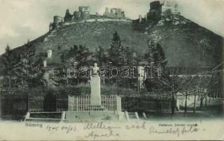 Sümeg Kisfaludy Sándor szobra (EK)