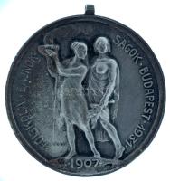 1931. "1907 - Főiskolai Bajnokságok Budapest 1931 / Bajnoki Érem" kétoldalas jelzett Ag dí...