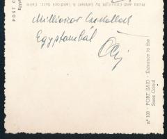 Puskás Ferenc "Öcsi" (1927-2006) magyar válogatott labdarúgó, az Aranycsapat tagjának sajá...