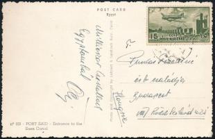 Puskás Ferenc "Öcsi" (1927-2006) magyar válogatott labdarúgó, az Aranycsapat tagjának sajá...