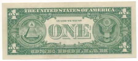 Amerikai Egyesült Államok 1957. 1$ "Silver Certificate" kék pecsét, "Ivy Baker Priest...