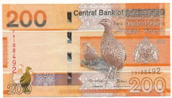 Gambia 2023. 200D "F5108492" T:VF-F szép papír
Gambia 2023. 200 Dalasis "F5108492&qu...