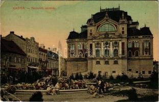 Kassa, Kosice; Nemzeti színház, Kassai Takarékegylet / theatre, savings bank (EB)