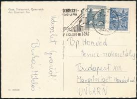 Birkás Miklós (1954-2017) teniszező saját kezűleg megírt és aláírt képeslapja