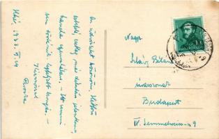 1933 Hajmáskér, tüzérségi lövőiskola, parancsnoksági épület, laktanya. photo (EM)