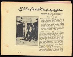 "Kis fecske" bibliai idézetek és parabolák, fűzés nélkül, kissé sérült papírborítóban