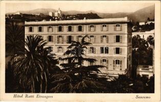Sanremo, San Remo; Hotel Ratti Etrangers / hotel (EK)