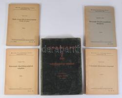 5 db vasutakkal kapcsolatos műszaki könyv