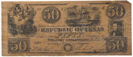 Amerikai Egyesült Államok / Texas DN 50$ mintájára készült "COPY" jelzéssel ellátott repli...