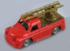 Lendkerekes retro tűzoltóautó 11 cm