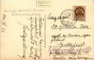 1940 Sepsiszentgyörgy, Sfantu Gheorghe; Székely Nemzeti Múzeum, székelykapu. Studio Kövér / national...