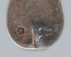 Ezüst (Ag) evőeszközök, nettó 204 g + ezüst nyelű kések. Dianás jelzéssel