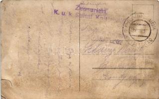 1917 Kártyázó osztrák-magyar katonák / WWI Austro-Hungarian K.u.k. military, soldiers playing cards....