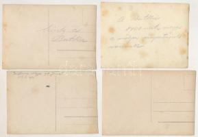 4 db RÉGI első világháborús katonai fotó a román frontról / 4 pre-1945 WWI military photo postcards ...