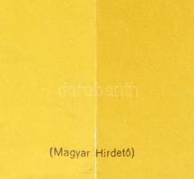 Darvas Árpád (1927-2015): Az Édes és keserű, filmplakát, ofszet, papír, Offset-Nyomda, hajtásnyomokk...