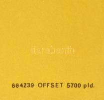 Darvas Árpád (1927-2015): Az Édes és keserű, filmplakát, ofszet, papír, Offset-Nyomda, hajtásnyomokk...