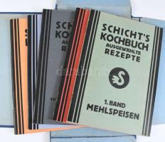 Schicht, Georg: Schicht's Kochbuch - Ausgewählte Rezepte 1-5. Band. 
 Aussig : G. Schicht A. G...