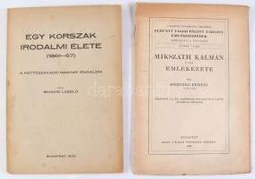 7 db vegyes régi könyv és kiadvány: Pintér Kálmán: Irodalmi dolgozatok Vörösmartyról.; Nógrádi Lászl...