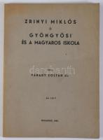 7 db vegyes régi könyv és kiadvány: Pintér Kálmán: Irodalmi dolgozatok Vörösmartyról.; Nógrádi Lászl...